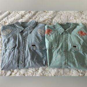 2 Howler Brothers Crosscut Deluxe Shortsleeve Shirts